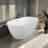 55.12'' x 28.37'' Soaking Acrylic Bathtub
