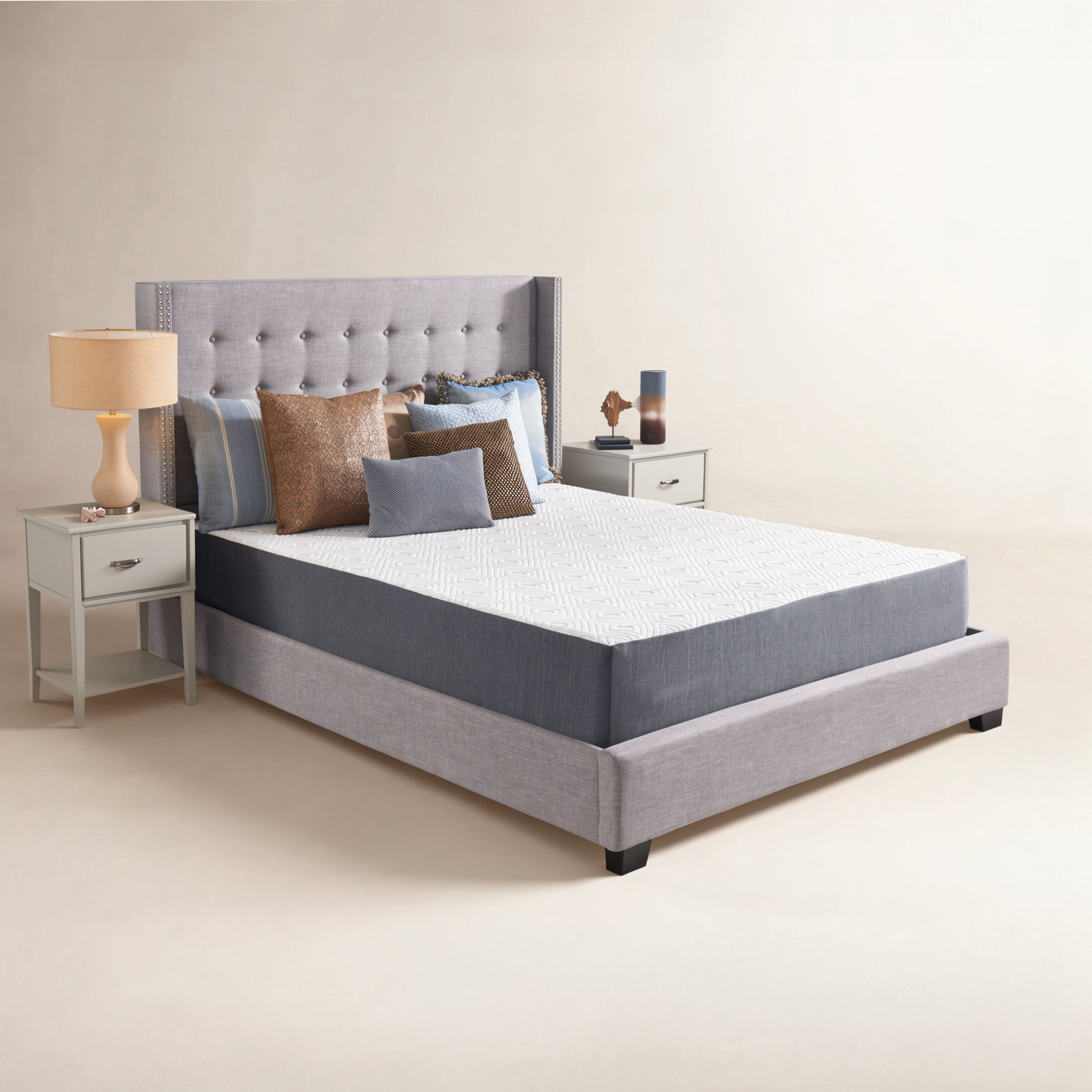 SealyCool 10" Medium Memory Foam Mattress, King