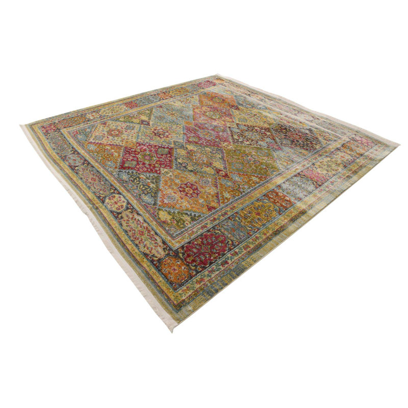 Tapis géométrique Folmar, Carré 8 pi