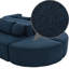 Canapé modulaire courbé et modulaire, siège désossé en U à assise profonde avec coussins, capacité de 250 lb-1026229521