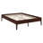 Sturdy Wood Platform Bed Frame Featuring Wood Slat and Metal Support-1897872211