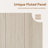 64" Modern Fluted Sideboard Buffet Cabinet - Grey Oak Storage Credenza-49363962
