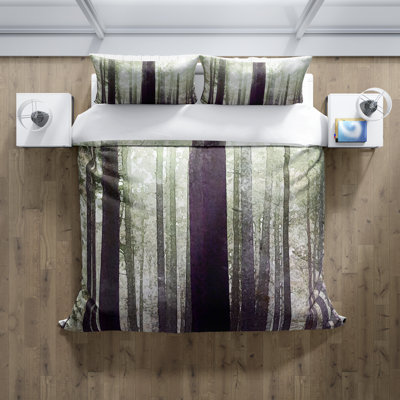  Ensemble de housse de couette Forest Trees