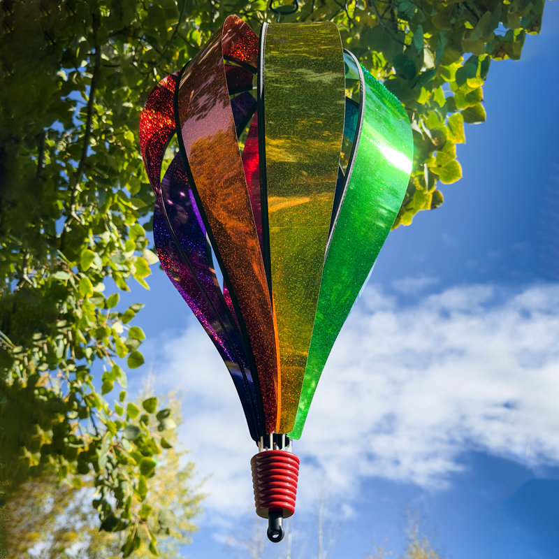 Montgolfière 8 panneaux Jumbo Rainbow Glitter