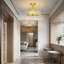 Lustre en cristal 5 lumières-564999425