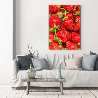 Strawberries - Wrapped Canvas Print