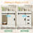 31" Sliding Barn Door Bathroom Vanity with Sink,  Farmhouse Small Single Bathroom Vanity Set-98181813