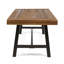 Wood Slat Panel Coffee Table - Modern Industrial Luxury Redefined Exotic Panelled Decor