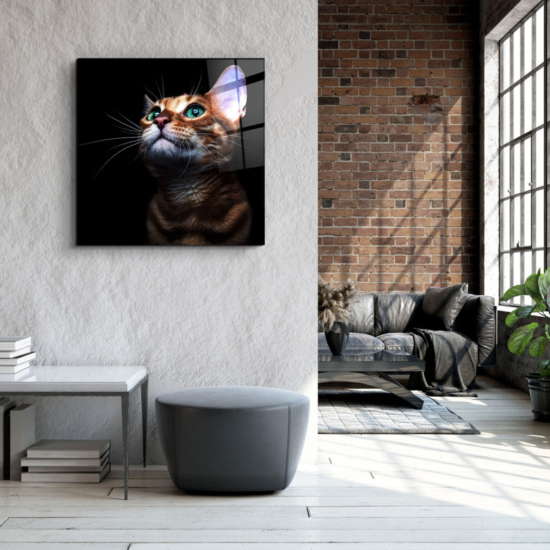 Superbe peinture décorative en verre trempé de 19,7 po x 19,7 po | 100% verre trempé, épaisseur: 0,16 pouce | Impression UV pour des couleurs éclatantes | Parfait pour la décoration intérieure, le salon ou le bureau