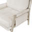 Chaise d'appoint moderne avec revêtement en chenille et structure en bois massif, siège confortable et élégant-1377569430