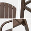 Tabouret de bar d'extérieur 48 po Koua