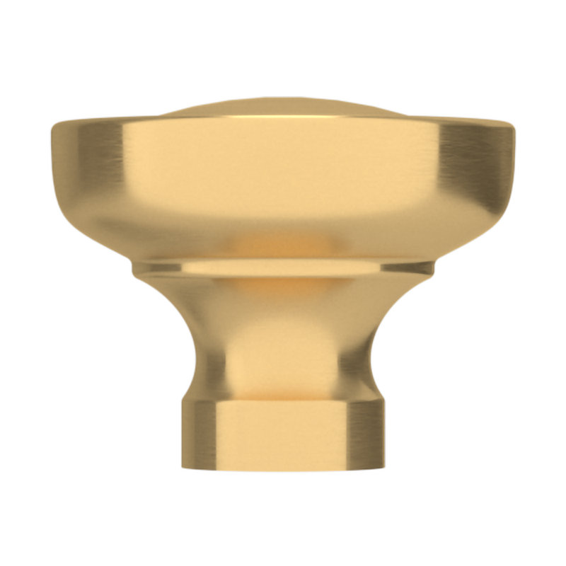 4403 Tulip Knob, 2", Satin Brass