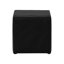 Table de chevet pour chambre à coucher avec 2 tiroirs, revêtue de similicuir noir, transitionnelle, l 20,5 po x P 16,22 po H 20,6 po, similicuir