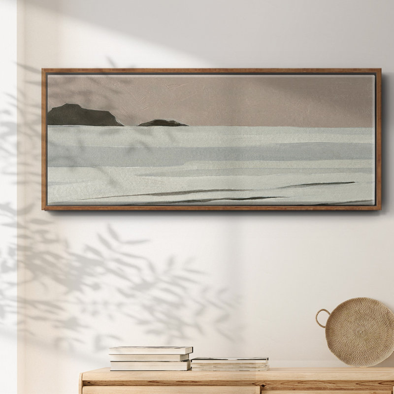 «Mute Tonal Horizon I», toile encadrée, H 20 po x l 50 po