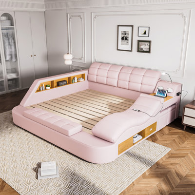 Upholstered Sleigh Bed