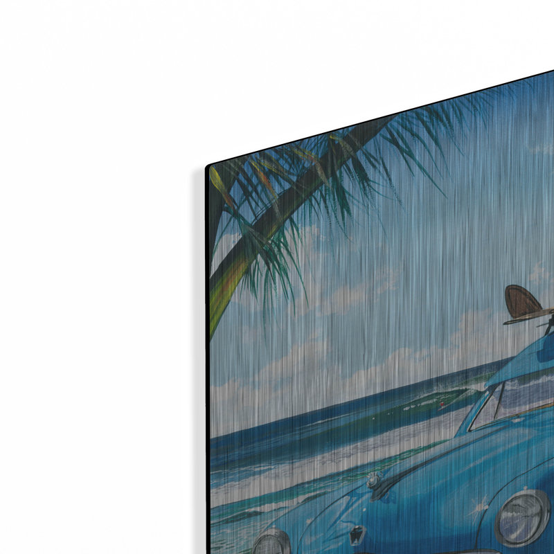 Art mural en métal Red Barrel Studio «Old Friends» par Scott Westmoreland, H 24 po x l 36 po