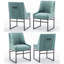 Chaise d'appoint en velours Seymore-873811888