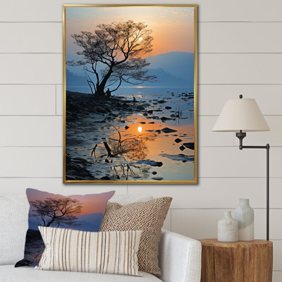 " Lavender Lagoon At Sunset II "