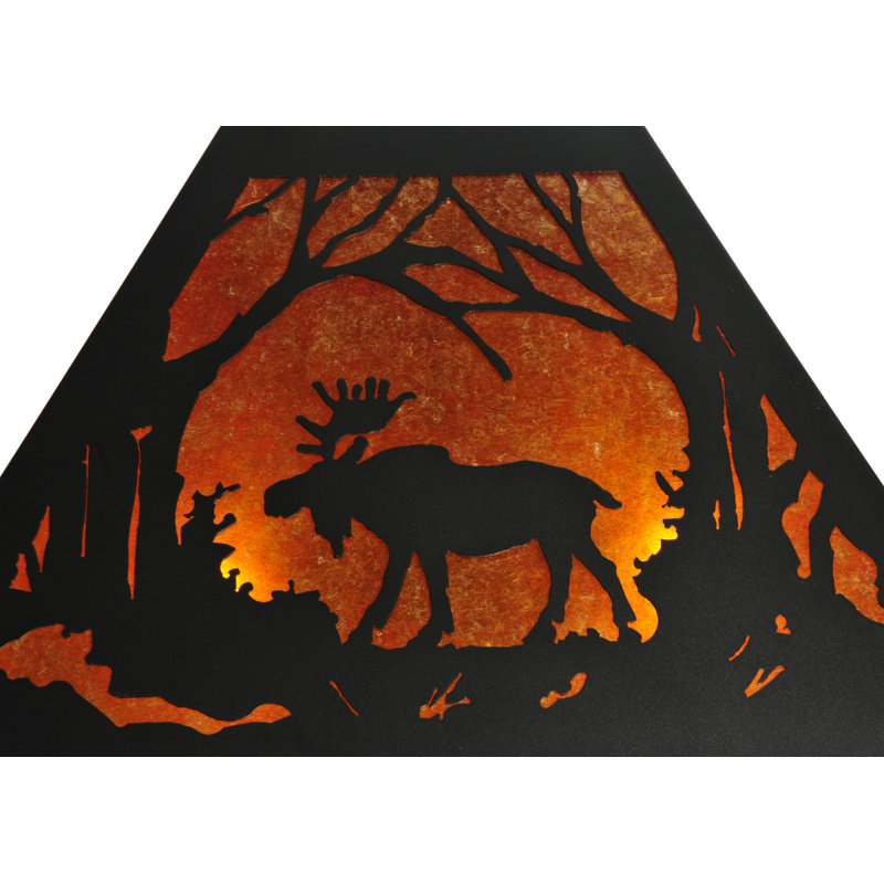 Luminaire suspendu géométrique unique à 4 lumières Moose At Dawn