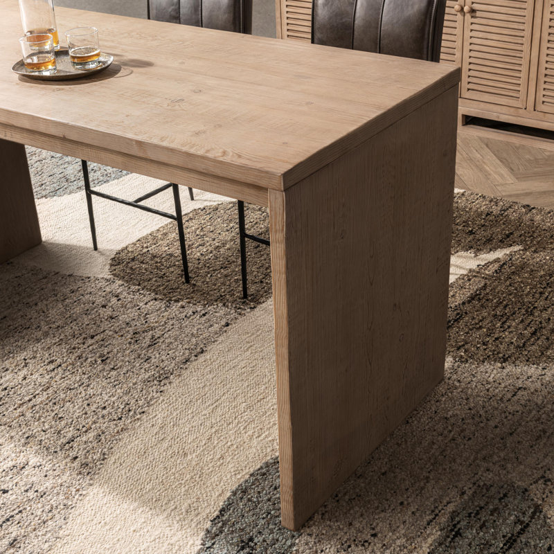 Nalani Reclaimed Pine Wood Counter Dining Table