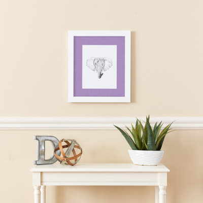 Cadre pour photo simple blanc mat 10 "x 20"