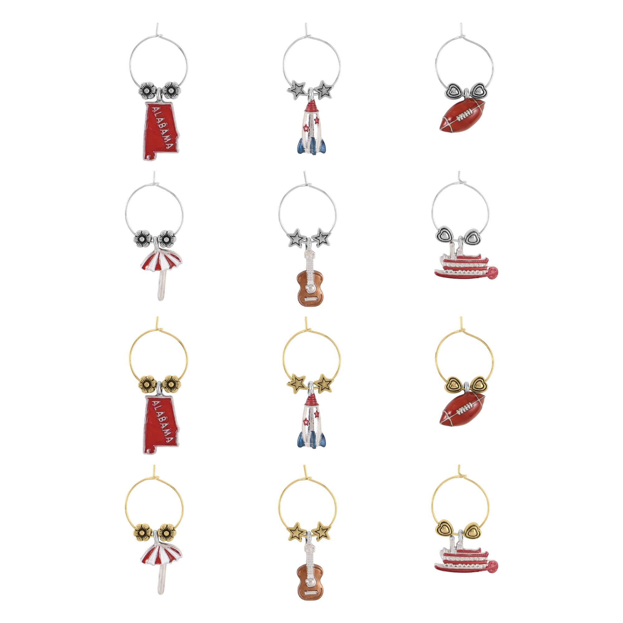 Trinx Wine Charms S12, Alabama | Wayfair