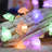 Changing Colourful String Lights With Remote-375993969