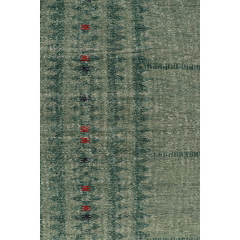 Distressed Homage Handmade Kilim Wool Geometric Area Rug, Rectangle 10' x 14'