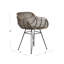 Fauteuil à dossier Windsor brun