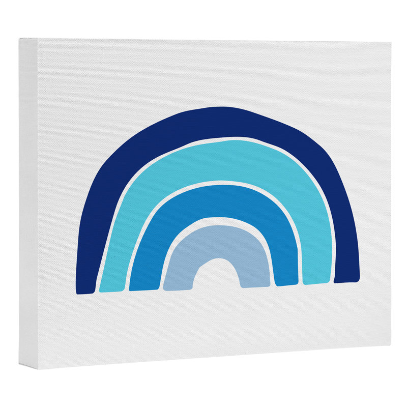 Brierfield Dreams Rainbows, impression sur toile, H 20 po x l 16 po x P 2 po, Bleu