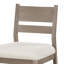 Chaise de salle à manger en bois gris côtier (ensemble de 2)