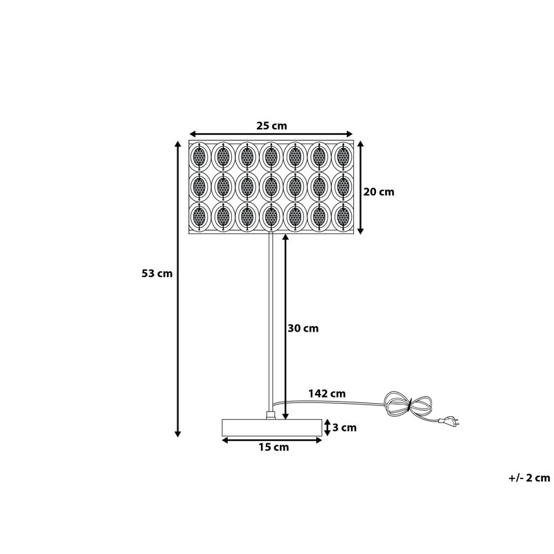 Albrecht Crystal Table Lamp