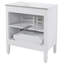 Meuble-lavabo blanc rétro sans assemblage requis
