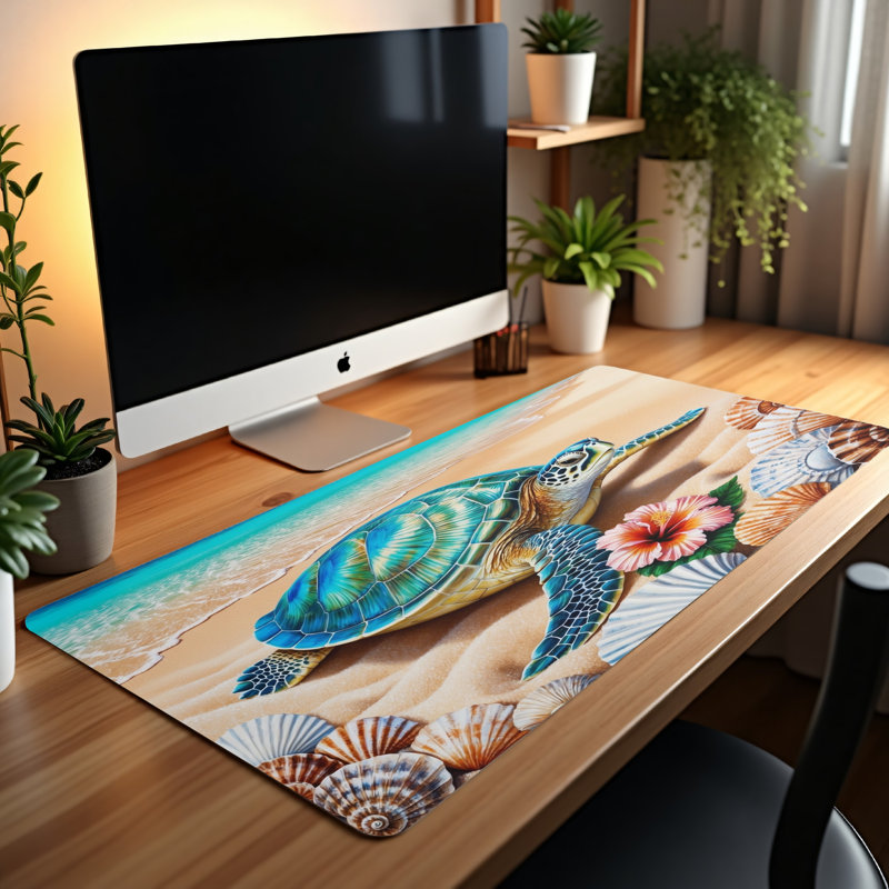 Polyester Desk Pad, 31.5x15.5