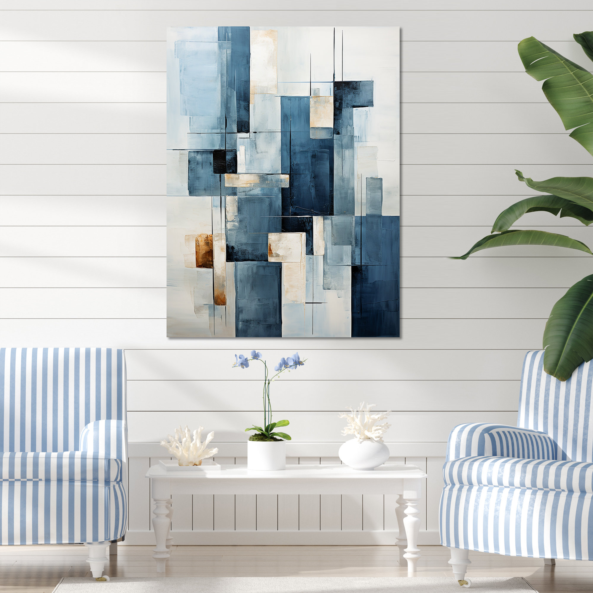 Fresh Look at Wrought Studio Blue Nautical Shapes V