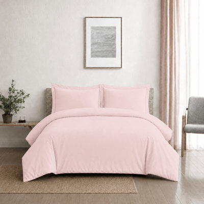 Wayfair Basics® Ultra Soft Solid Duvet Cover Set, Wrinkle Resistant 