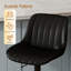 Tabouret de bar pivotant à hauteur réglable Moniq-2108682929-2107942075