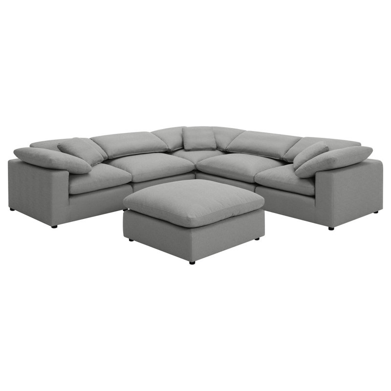 Canapé modulaire rembourré 6 pièces Segoura