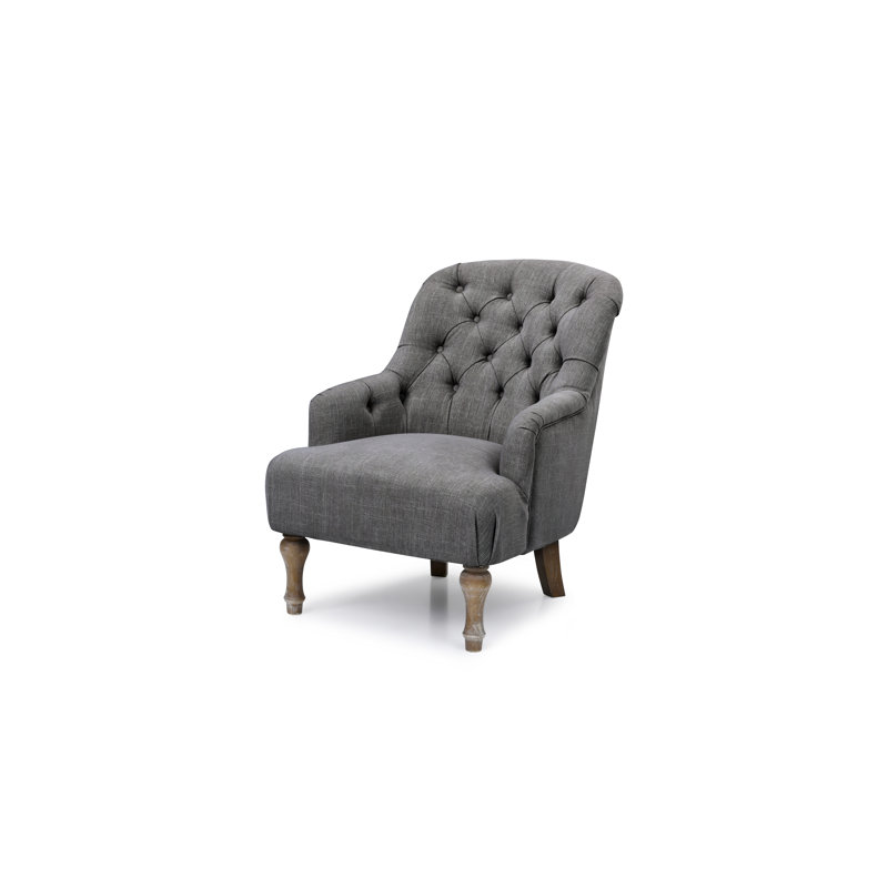 YADIRA CHAIR CHARCOAL LINEN