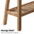 Solid Reclaimed Wood Console Table with Shelf-1486195521