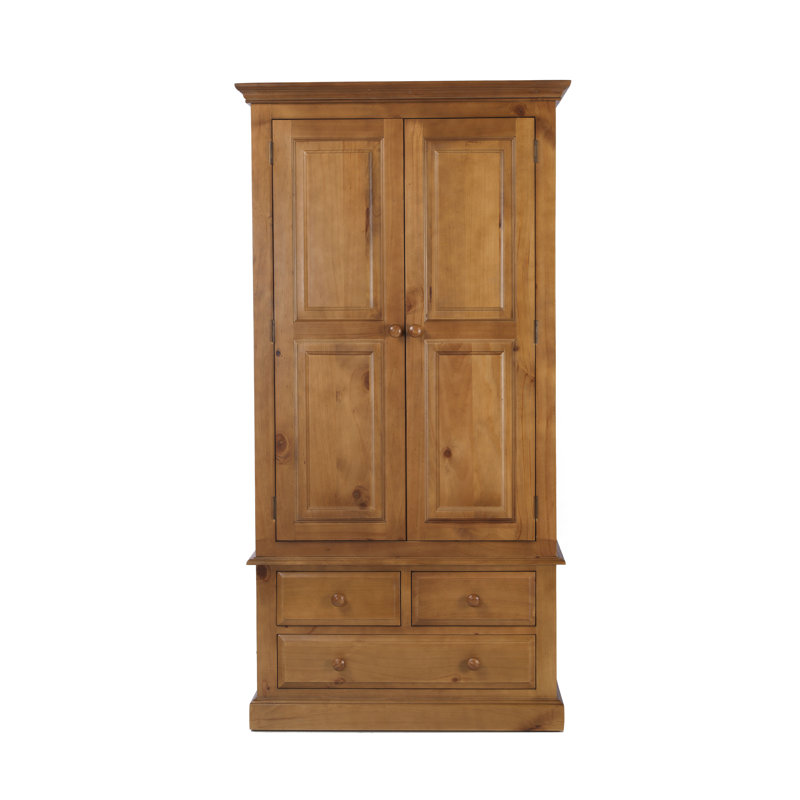 Hendon 2 Door Solid Wood Wardrobe