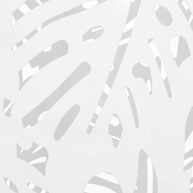 Table d'appoint en métal, Blanc