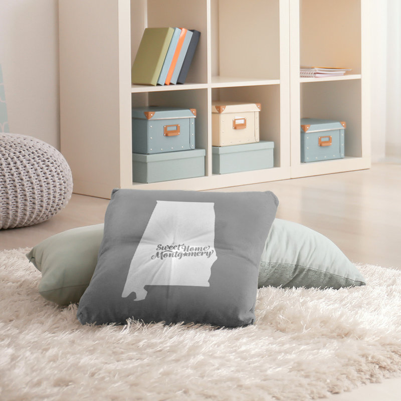 Housse de coussin et insert, H 26 po x l 26 po, Gris, Montgomery