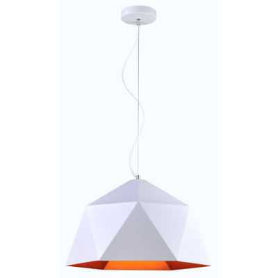 Luminaire suspendu pour dôme à 1 lumières unique Joesph