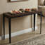 Console Omaha, bois massif et métal 47,5 po