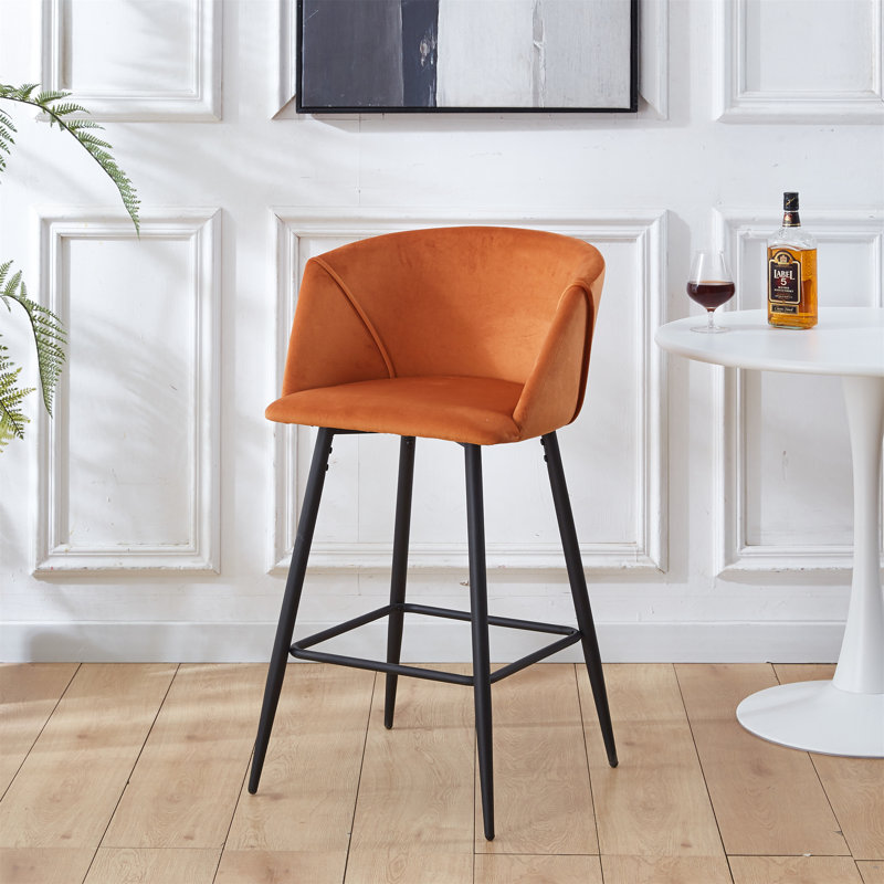 Tabouret de bar à hauteur de comptoir, chaise de cuisine, chaise de salle à manger , Brun