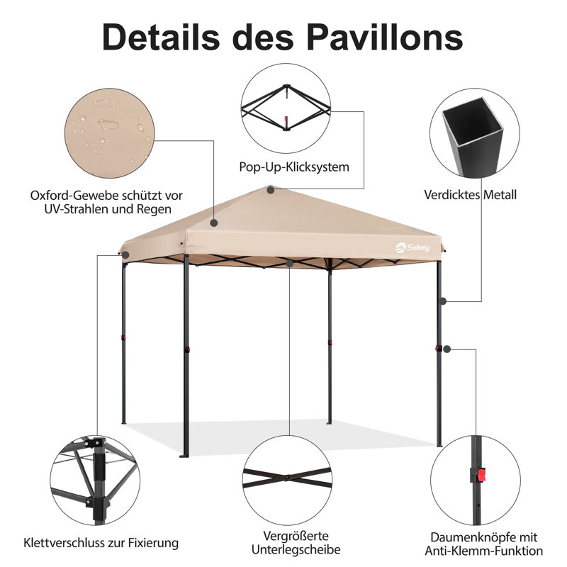 Faltpavillon, Khaki