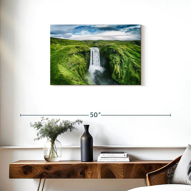 Cascade d'Alvord, Islande, Skogafoss, H 20 po x l 30 po