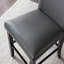 Tabouret de bar moderne en similicuir noir LUMera-530384753-530384756