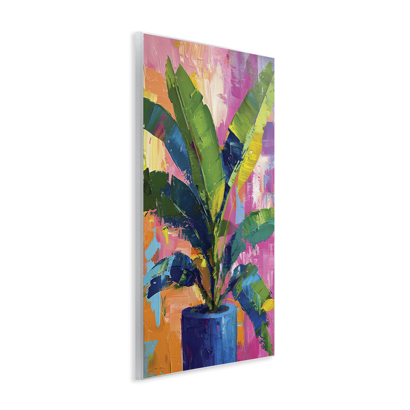 Plaque murale moderne et lumineuse pour plante d'intérieur, design par LSR Design Studio, H 15 po x l 10 po